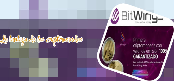 Valor de la criptomonedas